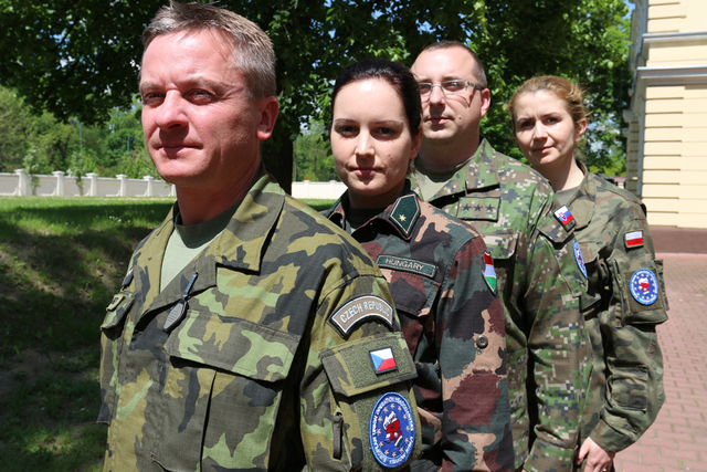 V4 armed forces are represented by soldiers with a broad spectrum of specialities